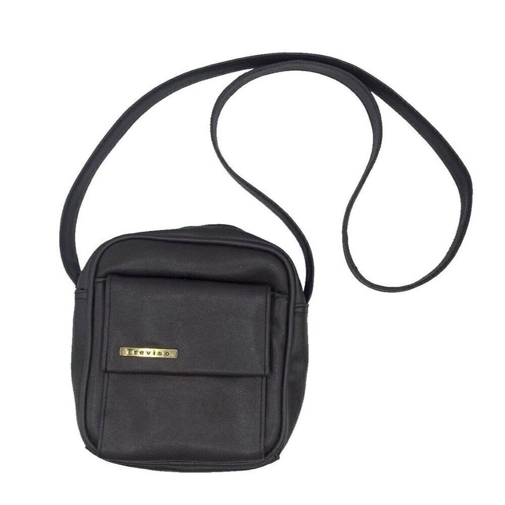 Treviso Handbag Shoulder Bag Purse Pocketbook Travel Vacation Trip Square Brown
